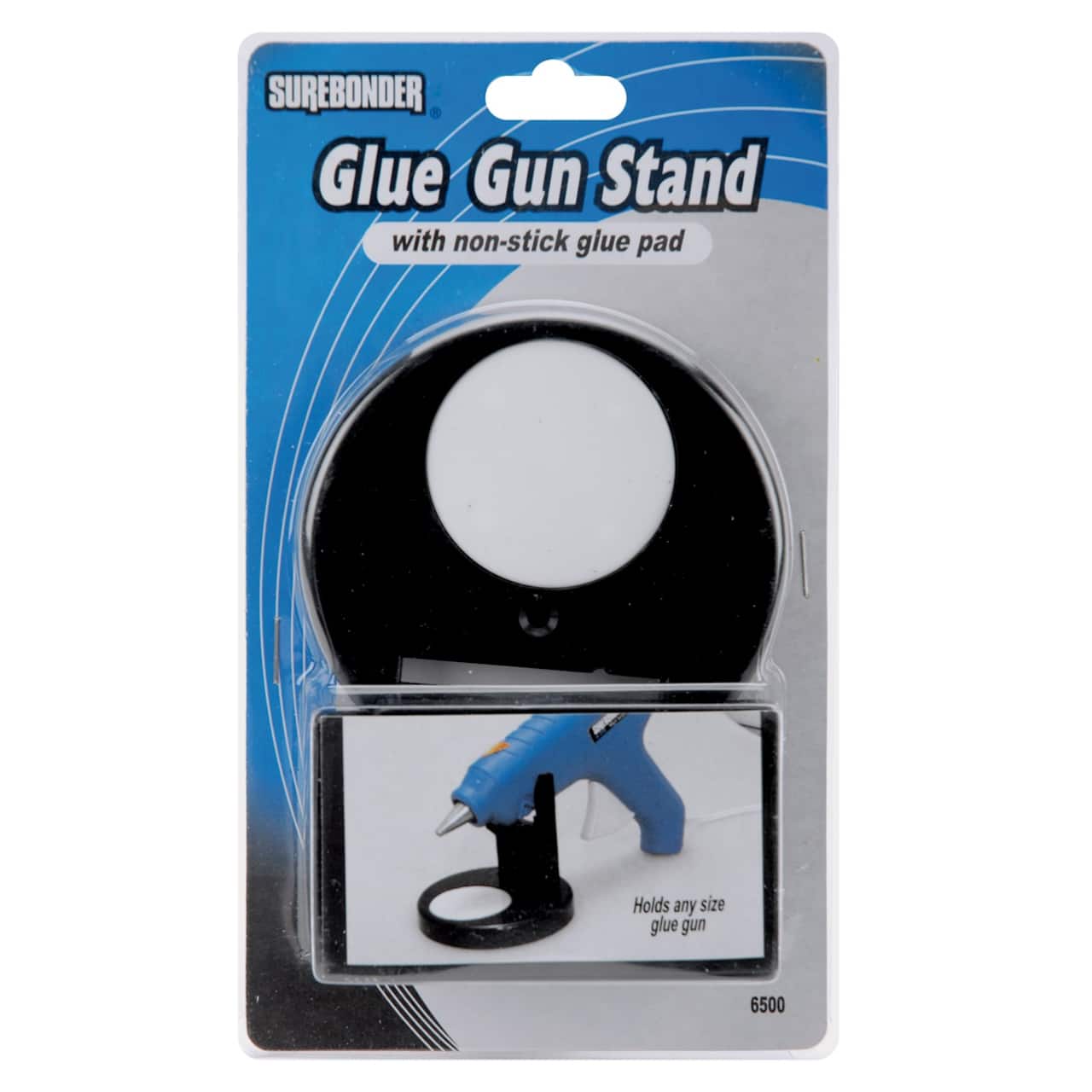 Surebonder® Black Glue Gun Stand with Non-Stick Glue Pad
